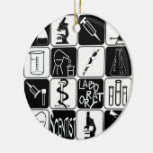 オーナメントの臨床科学者-貿易の用具 セラミックオーナメント (左)