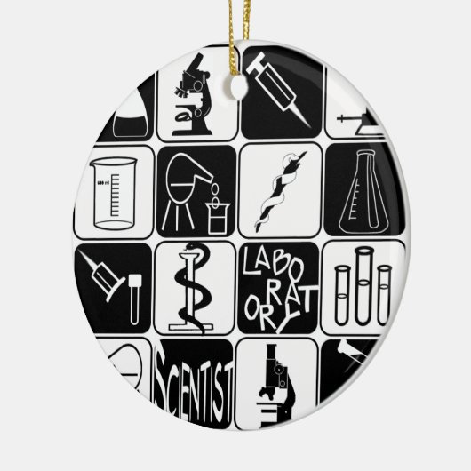 オーナメントの臨床科学者-貿易の用具 セラミックオーナメント (左)
