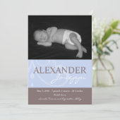 オーナメントの青色児の発表 案内状 (スタンド正面)