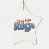 オーナメントは舞台に立ちます セラミックオーナメント (左)