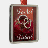 オーナメントを妨げないで下さい メタルオーナメント (右)