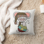 オーナメントを持つクリスマスのマウス クッション (ブランケット)