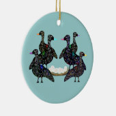 オーナメントを置いている6羽のガチョウA セラミックオーナメント (右)