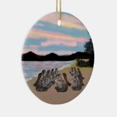 オーナメントを配管している11人のパイパー セラミックオーナメント (右)