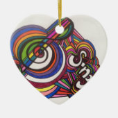 オーナメントを"歌って下さい" セラミックオーナメント (正面)