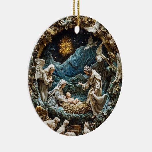オーナメントアンゲリック出生ウィズスターリーナイト セラミックオーナメント (右)