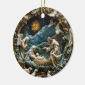 オーナメントアンゲリック出生ウィズスターリーナイト セラミックオーナメント (左)