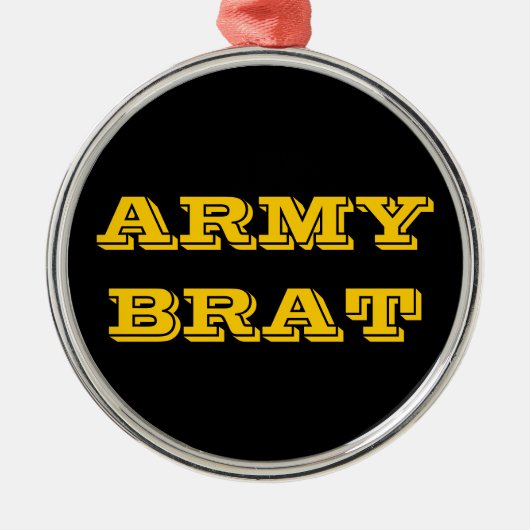 オーナメントエアフォースブラット メタルオーナメント (正面)