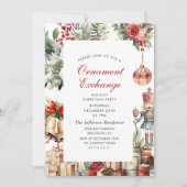オーナメントエクスチェンジクリスマスホリデーパーティー 招待状 (正面)