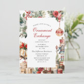 オーナメントエクスチェンジクリスマスホリデーパーティー 招待状 (スタンド正面)