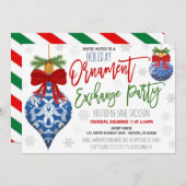 オーナメントエクスチェンジホリデーパーティー 招待状 (正面/裏面)