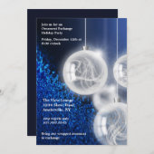 オーナメントエクスチェンジホリデーパーティ招待状 招待状 (正面/裏面)