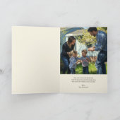 オーナメントエレガントクリスマスホリデーフォトカード シーズンカード (内部)