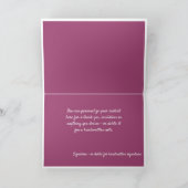 オーナメントエレガントサンタスレイクリスマスホリデイ カード (内部)