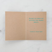 オーナメントカラフルホリデー用グリーティングカード シーズンカード (内部)