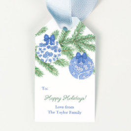 オーナメントクラシックジンジャージャーハッピーホリデー ギフトタグ