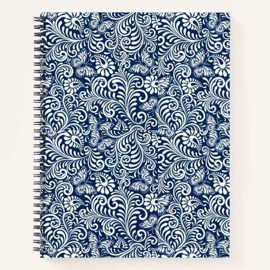 オーナメントクラシックフローラ王室のラグジュアリースタイル ノートブック (正面)