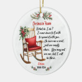 オーナメントクリスマスイン天国 セラミックオーナメント (左)