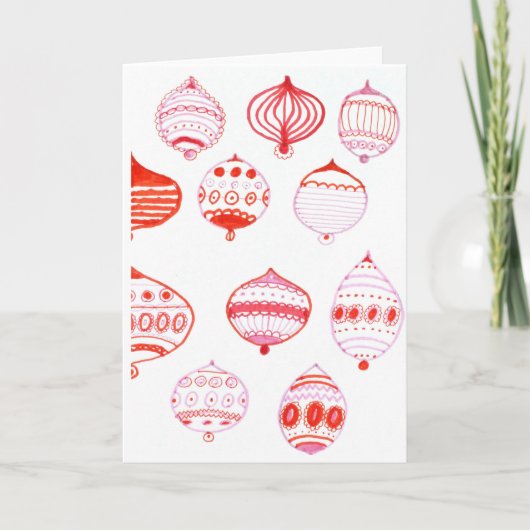 オーナメントクリスマスカード カード (正面)