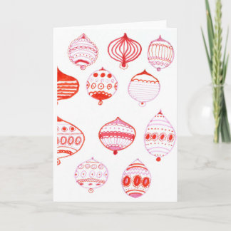 オーナメントクリスマスカード カード