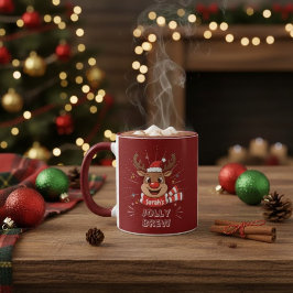 オーナメントクリスマスマグ | カスタムネーム ホリデー マグカップ