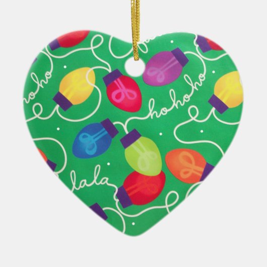 オーナメントクリスマスライト セラミックオーナメント (正面)