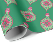 オーナメントクリスマスラッピング紙 ラッピングペーパー (ロールコーナー)