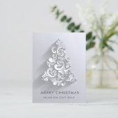 オーナメントクリスマス企業のグリーティングホリデー ポストカード (スタンド正面)