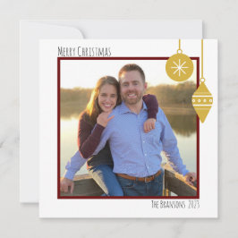 オーナメントクリスマス シーズンカード