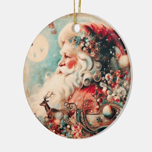 オーナメントクリスマス セラミックオーナメント (左)