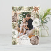 オーナメントサラウンドフォトホリデーカード シーズンカード (スタンド正面)