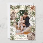 オーナメントサラウンドフォトホリデーカード シーズンカード (正面)