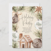 オーナメントサラウンドホリデーパーティー シーズンカード (正面)