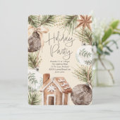 オーナメントサラウンドホリデーパーティー シーズンカード (スタンド正面)