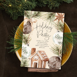 オーナメントサラウンドホリデーパーティー シーズンカード