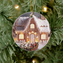 オーナメントサンタズスリー セラミックオーナメント