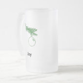 オーナメントジョイ フロストグラスビールジョッキ (正面左)