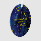 オーナメントスターズ小さな王子引用文 オーナメント (正面)