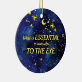 オーナメントスターズ小さな王子引用文 セラミックオーナメント (右)