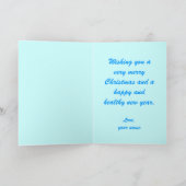 オーナメントスワーズ&スノーフレーク –  シーズンカード (内部)