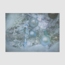 オーナメントズクリスマスブルーティール（緑がかった色）ホリデーツリー