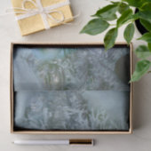 オーナメントズクリスマスブルーティール（緑がかった色）ホリデーツリー 薄葉紙 (ギフト)