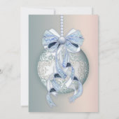 オーナメントズホエレガントリデーパーティ招待状 招待状 (裏面)