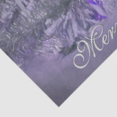 オーナメントズメリークリスマスパープルホリデーツリー 薄葉紙 (詳細)