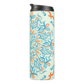 オーナメントタイル用セラミックタイル。抽象芸術パターン。  タンブラー (回転右)