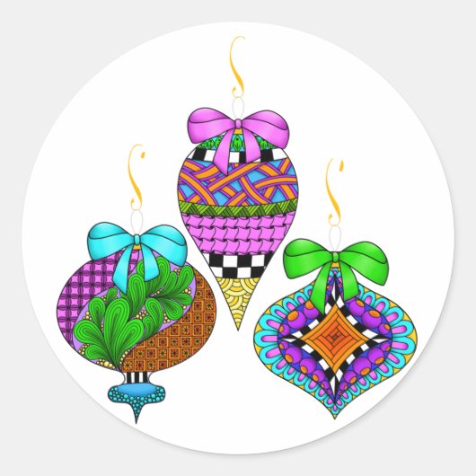 オーナメントツイスト ラウンドシール (正面)