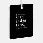 オーナメントデザインアップロードMetal Square メタルオーナメント (正面右)