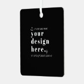 オーナメントデザインアップロードMetal Square メタルオーナメント (正面左)