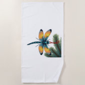 オーナメントトンボ ビーチタオル (正面)