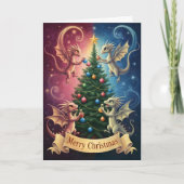 オーナメントドラゴンからのメリークリスマス カード (正面)